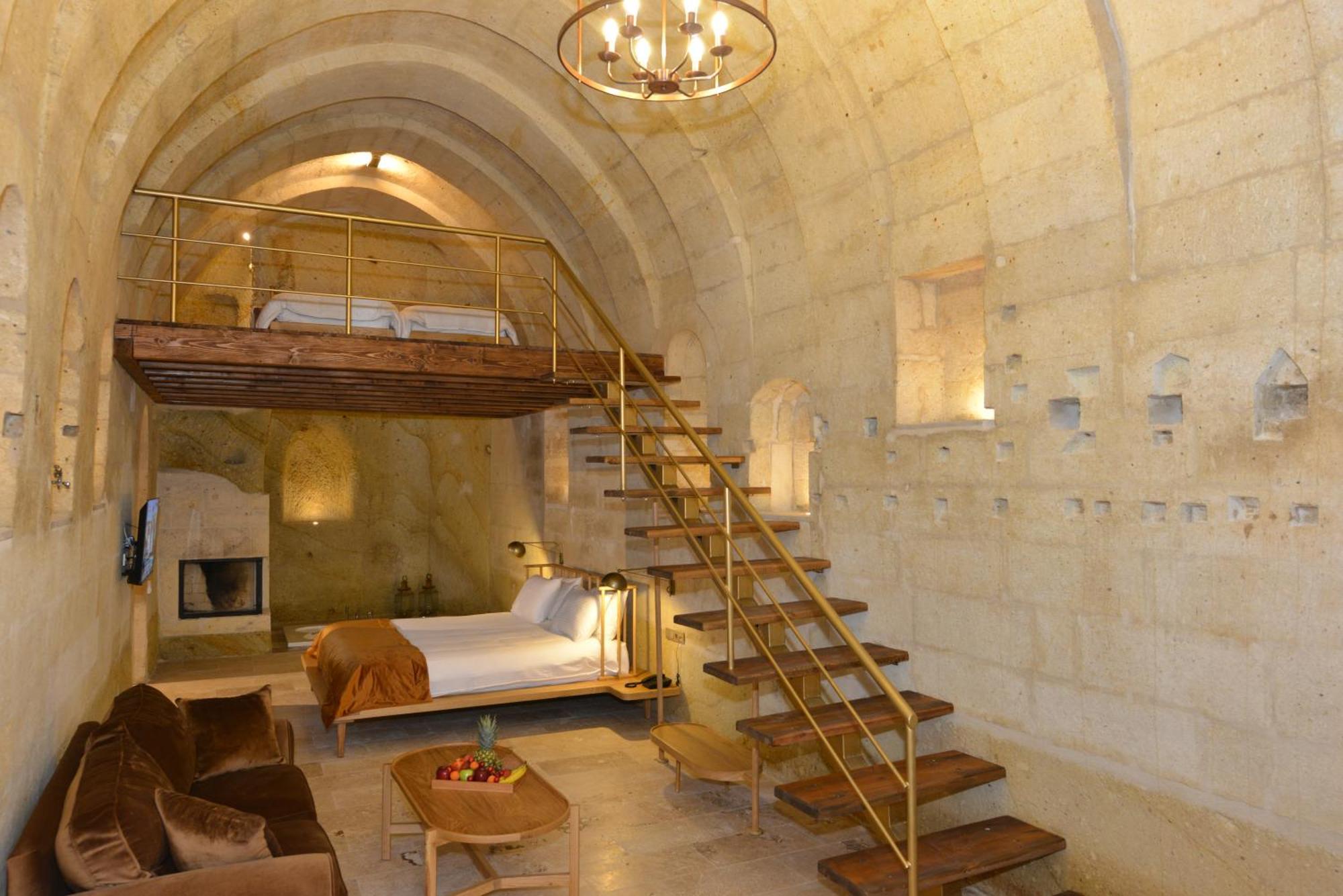 Evanthia Cave Suites 어굽 객실 사진